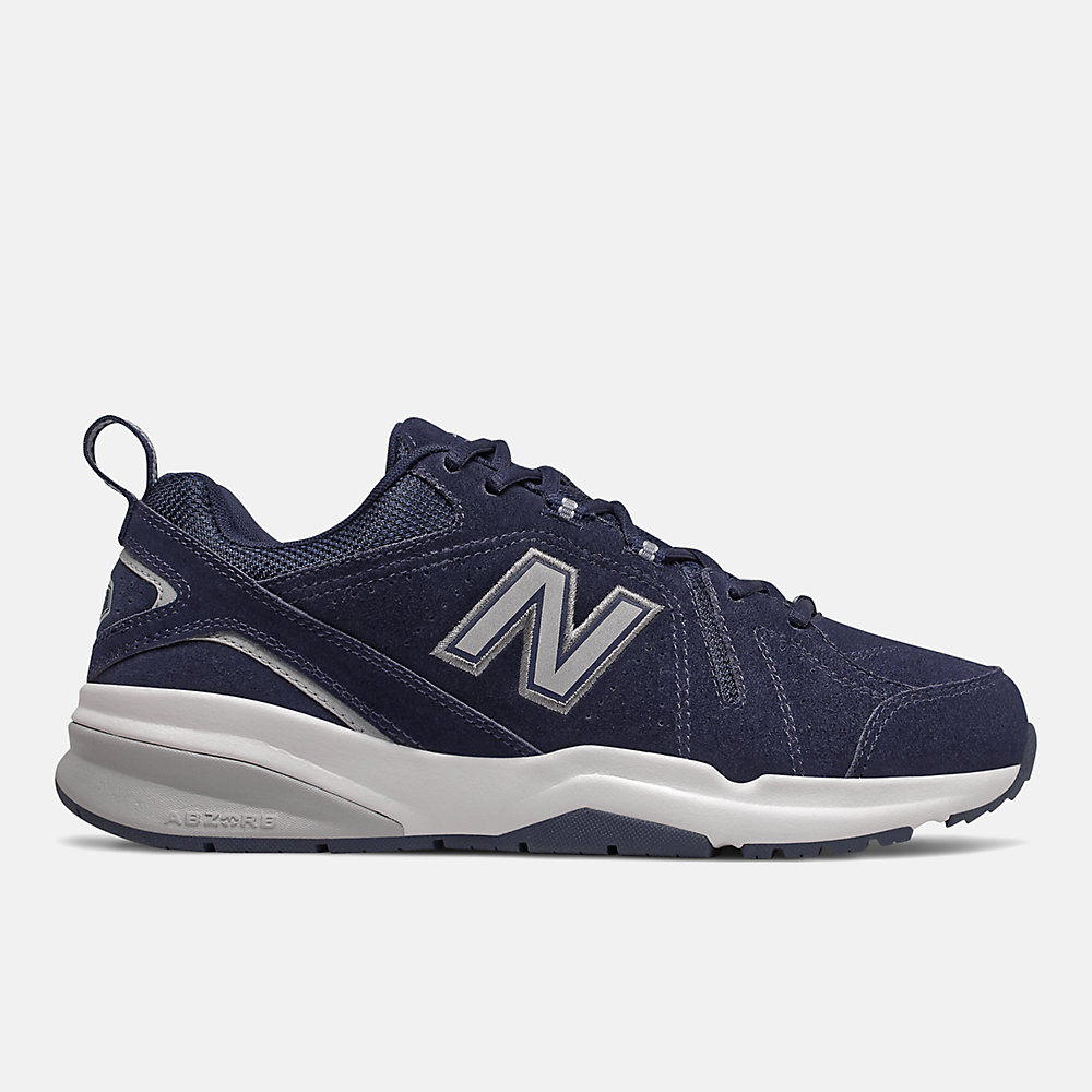 New Balance 608v5 Shoes Pigment with Gunmetal and Silver Metallic